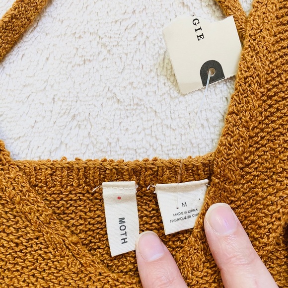 Anthropologie Moth knit crop tank - Picture 4 of 7